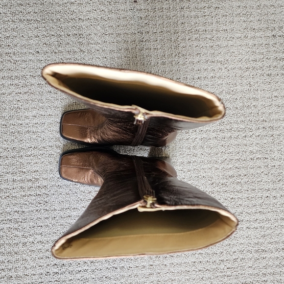 Ana Palma Metallic Bronze boots- NIB - Picture 4 of 7